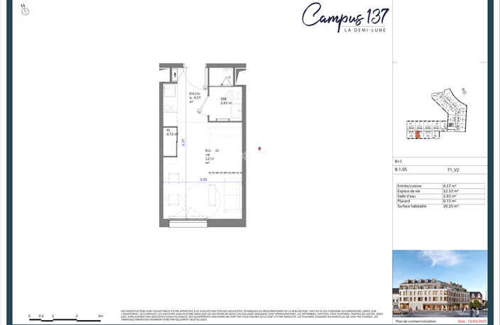APPARTEMENTS DU T1 AU T3  - MAROMME CENTRE - ENTRE 20.25m² et 65.71m² — photo 2