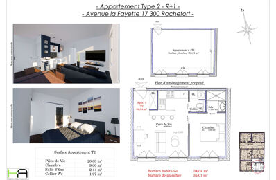 vente appartement 90 950 € à proximité de Bords (17430)