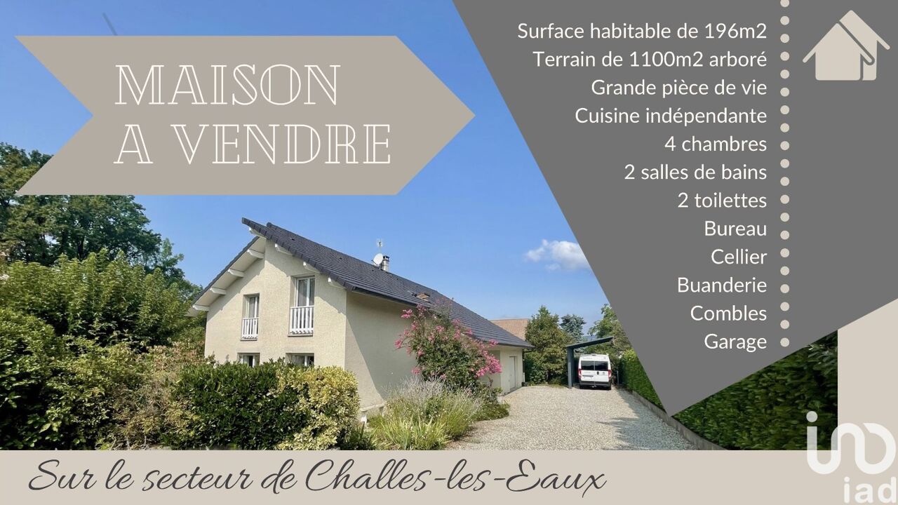 maison 7 pièces 189 m2 à vendre à Challes-les-Eaux (73190)