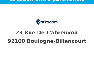 location garage 130 € CC /mois à proximité de Louveciennes (78430)