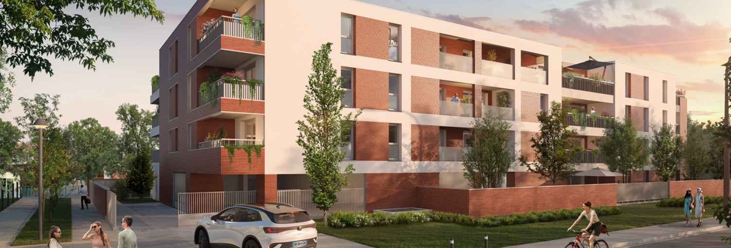 Appartement neuf T2, T3 Pièce 45 à 63 m² à vendre à Toulouse (31000)