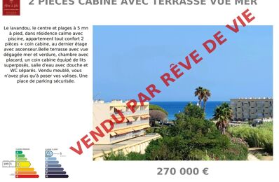 vente appartement 270 000 € à proximité de Collobrières (83610)
