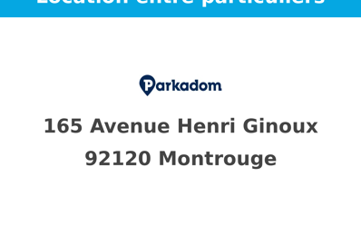 location garage 90 € CC /mois à proximité de Arcueil (94110)
