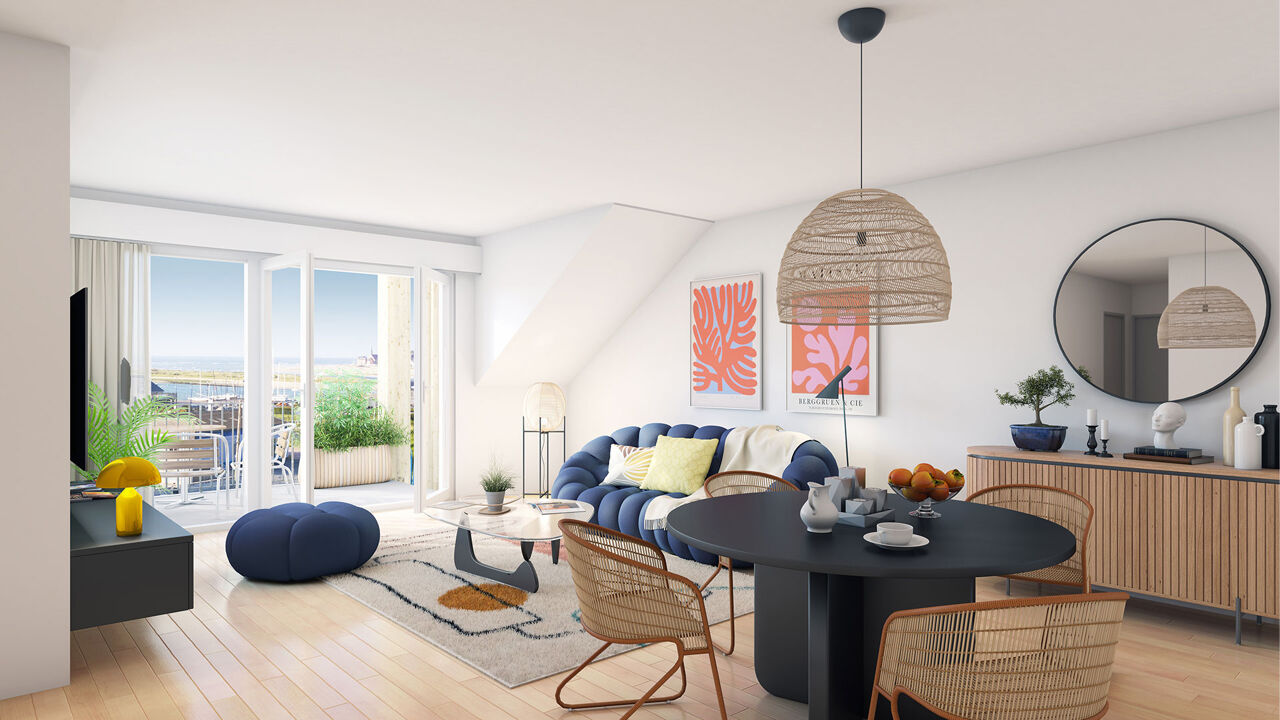 appartement neuf T2, T3, T4 pièces 47 à 81 m2 à vendre à Dives-sur-Mer (14160)