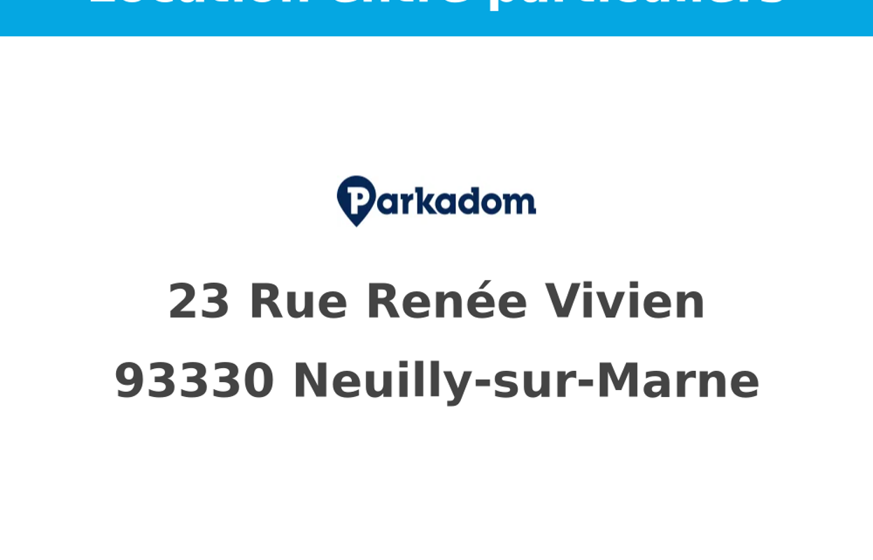 garage  pièces  m2 à louer à Neuilly-sur-Marne (93330)