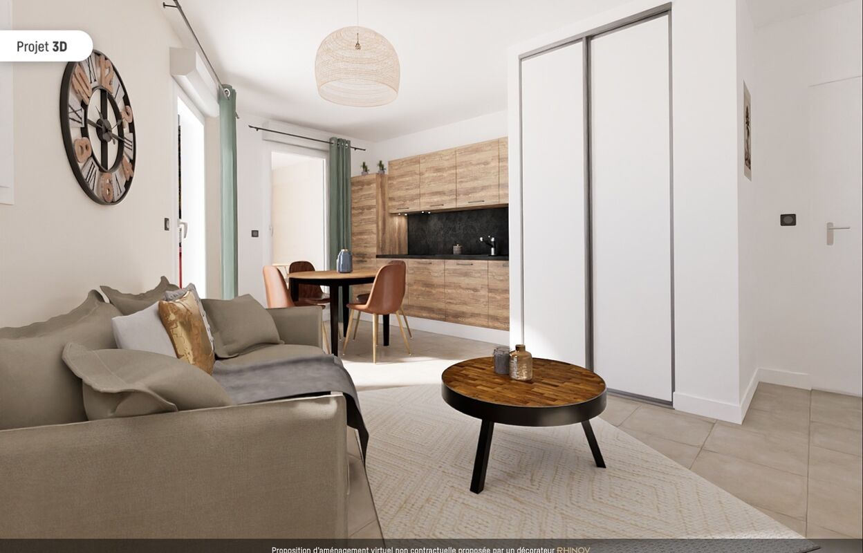 appartement 2 pièces 36 m2 à vendre à Marseille (13000)