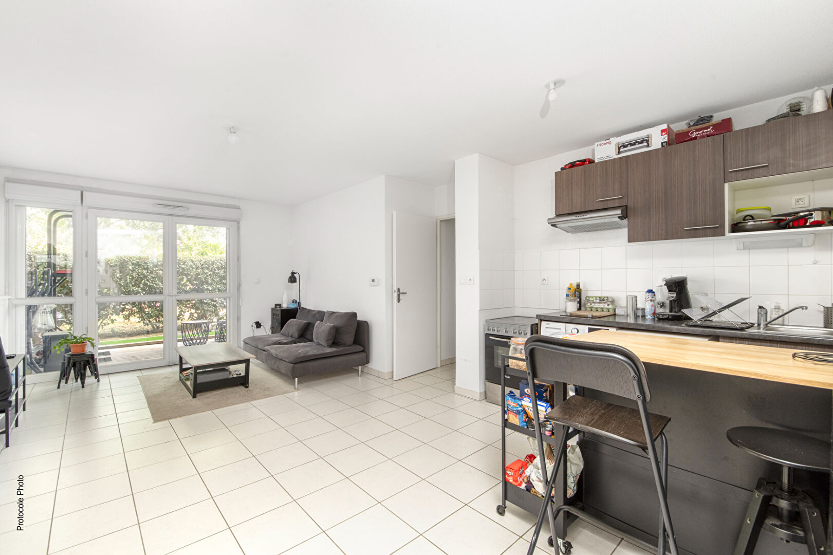 Balma-appartement t2  au calme avec jardin et 2  parkings