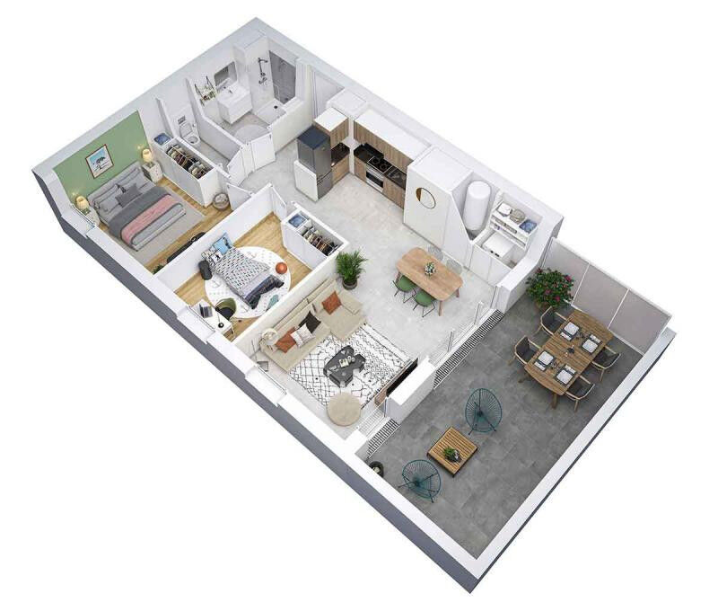 Appartement neuf 39 m²