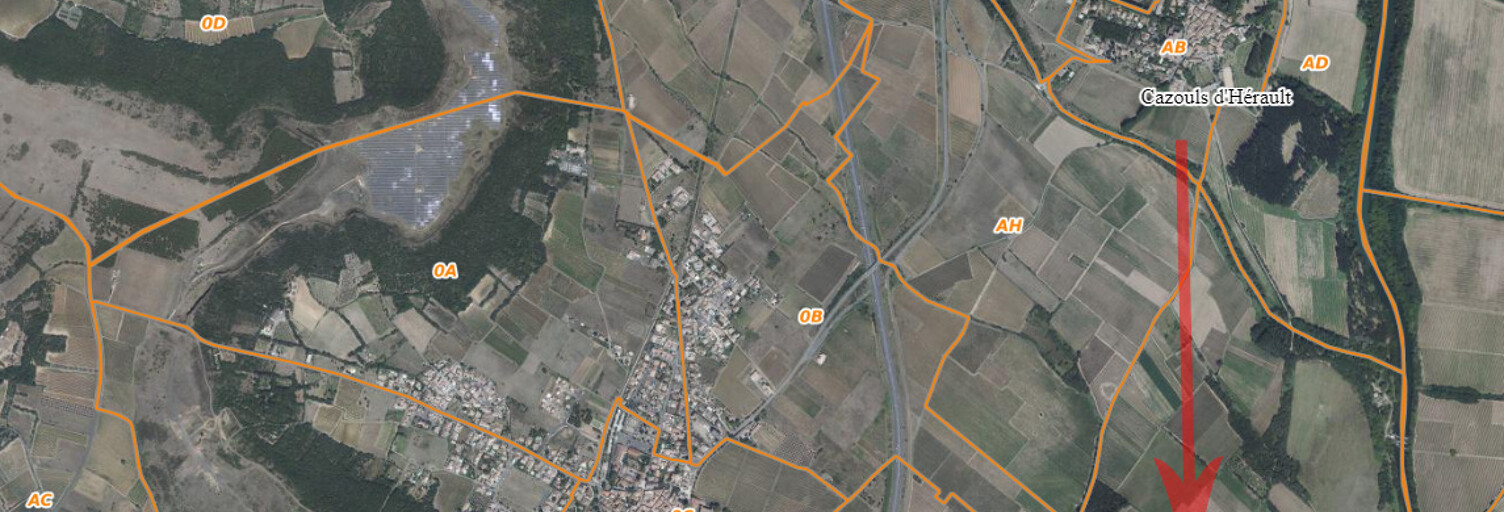 Terrain  2490 m² à vendre à Cazouls-d'Hérault (34120)