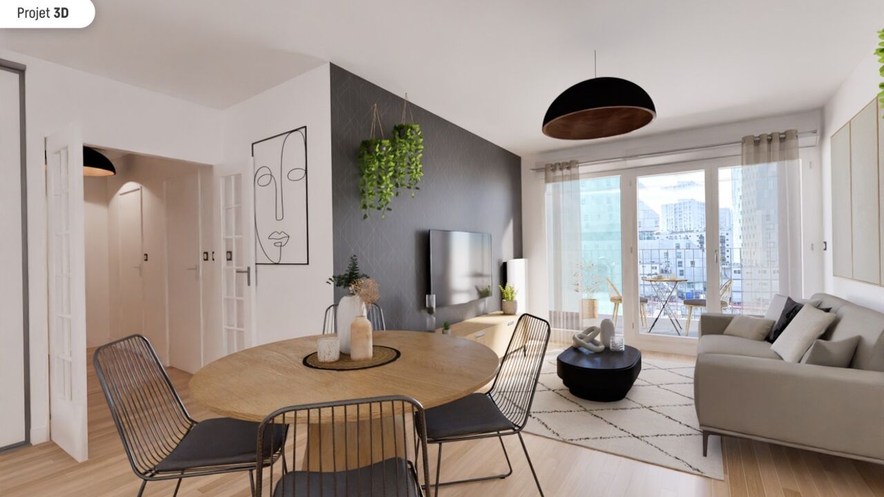 appartement 3 pièces 65 m2 à vendre à Paris 13 (75013)