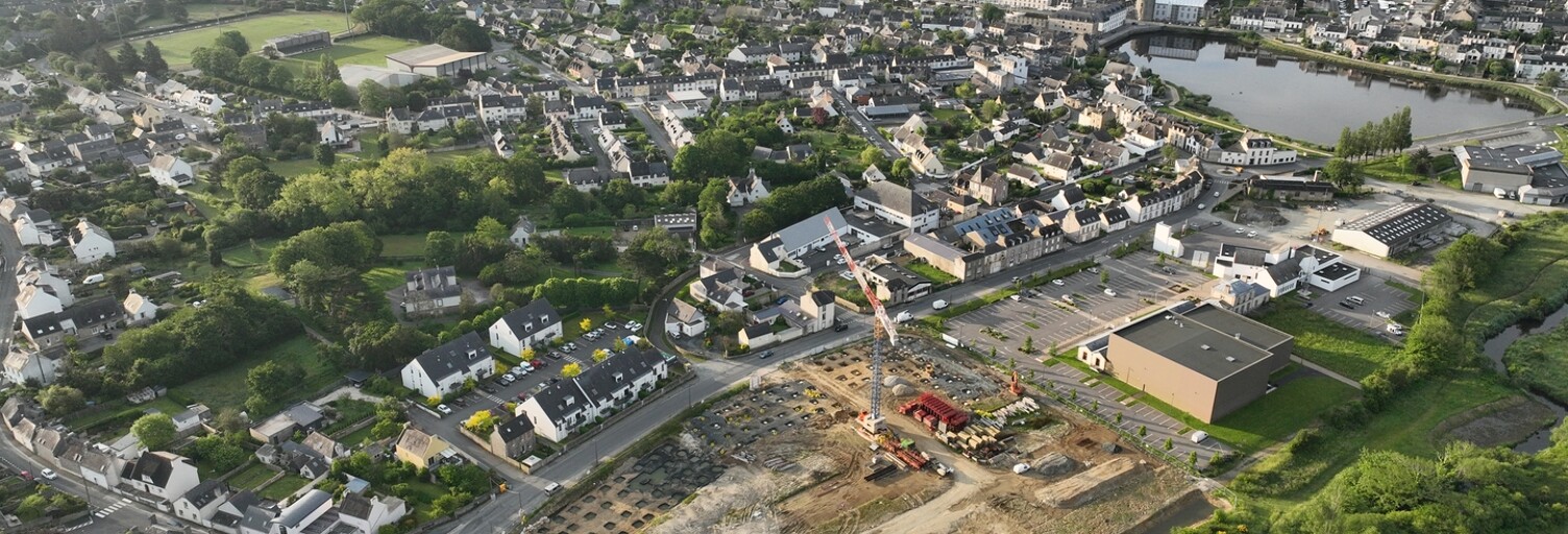 Appartement neuf T2, T3 Pièce 48 à 66 m² à vendre à Pont-l'Abbé (29120)