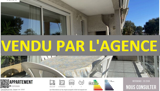 Appartement 4 pièces  à vendre Perpignan 66000