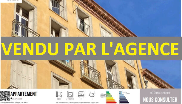 Appartement 4 pièces  à vendre Perpignan 66000