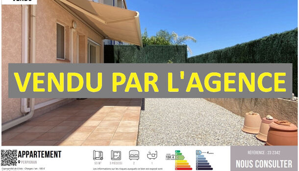 Appartement 3 pièces  à vendre Perpignan 66000