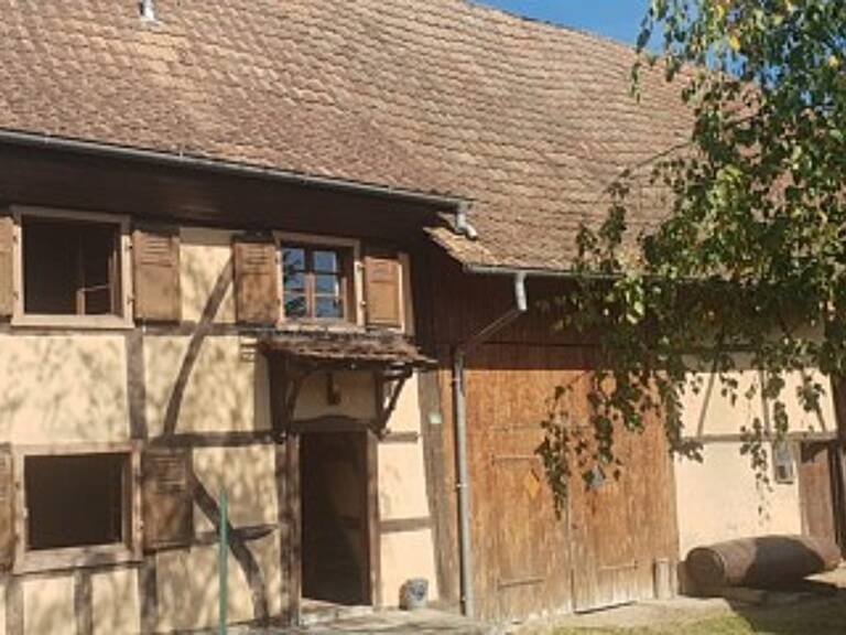 Réf: 11060 Secteur Seppois le Bas - Friesen: Corps de ferme/maison alsacienne avec grange attenante, mitoyenne. Maison env. 100 m² — photo 1