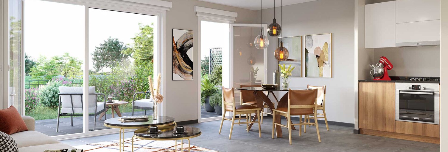 Appartement neuf T2, T3 Pièce 48 à 73 m² à vendre à Chelles (77500)