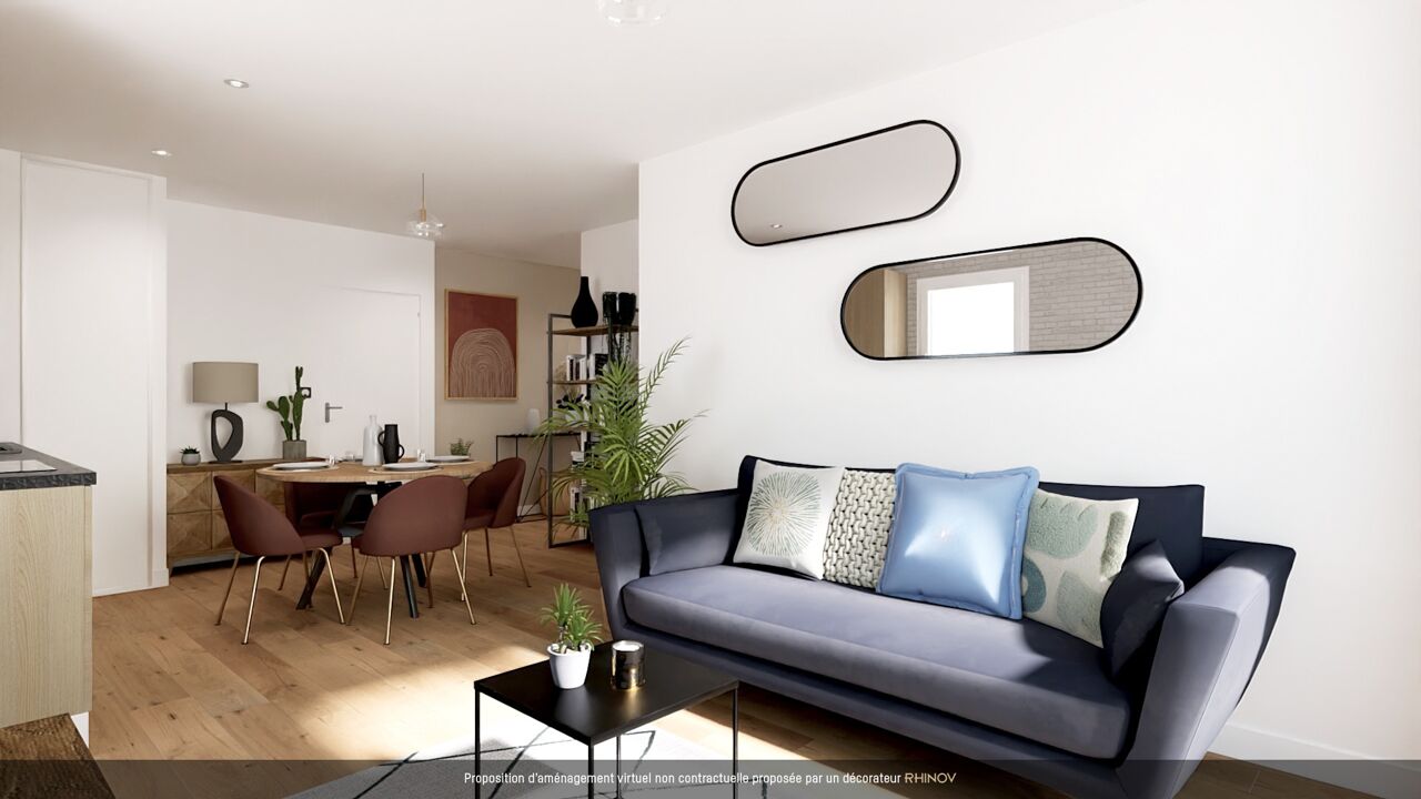 appartement neuf T2, T3 pièces 41 à 63 m2 à vendre à Oullins (69600)