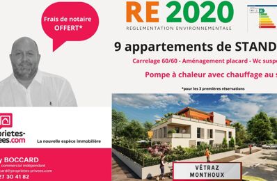 appartement 3 pièces 65 m2 à vendre à Vétraz-Monthoux (74100)