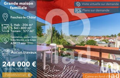 vente maison 239 000 € à proximité de Étouvans (25260)