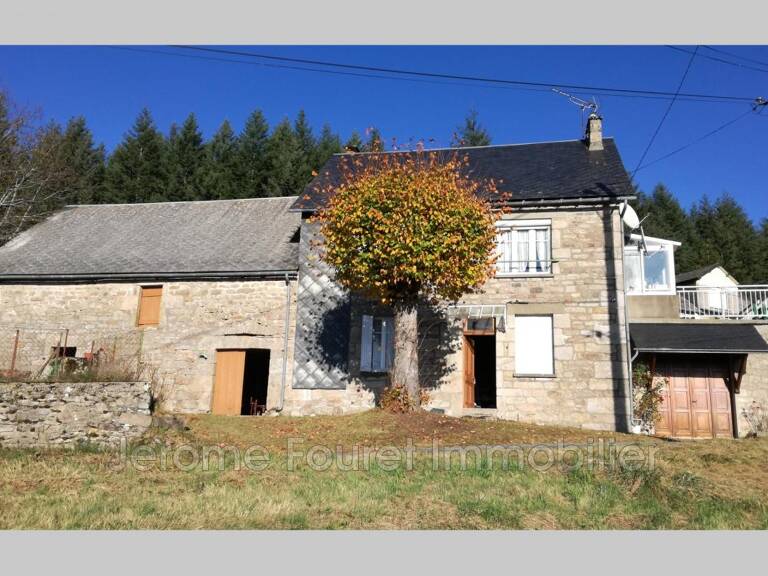 MAISON-GRANGE en pierres à 15mn au nord d'EGLETONS — photo 1