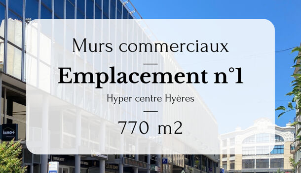 Local commercial  à vendre Hyères 83400