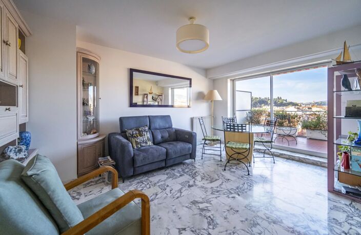 Port de Nice, dernier étage, vente appartement 3 pièces  terrasse — photo 4