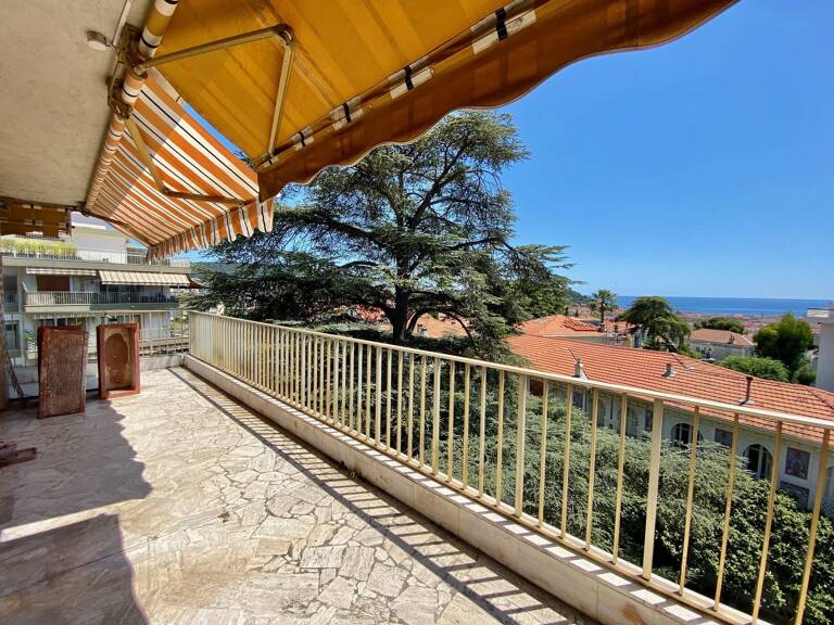 Cimiez vente appartement 3 pièces terrasse vue mer — photo 1
