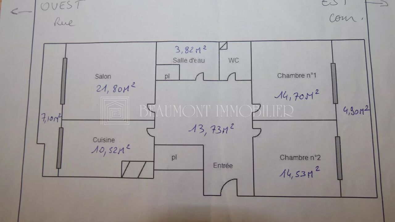 appartement 3 pièces 81 m2 à vendre à Nice (06300)