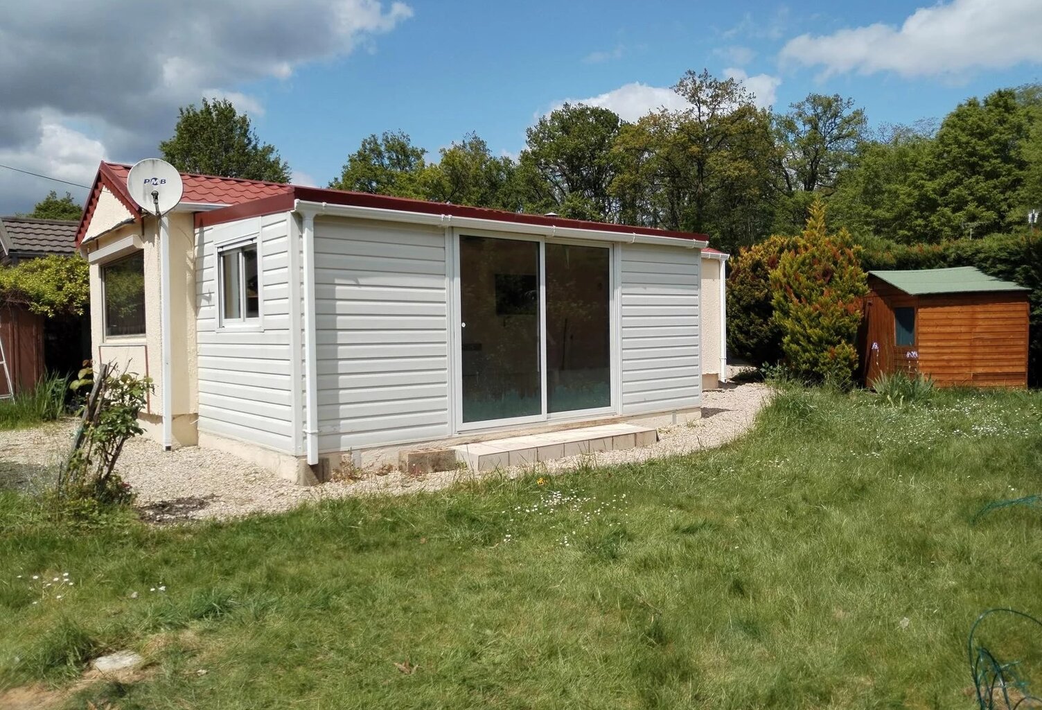 EXCLUSIVITÉ - TERRAIN AVEC MAISON MOBIL HOME 43 M² — photo 1