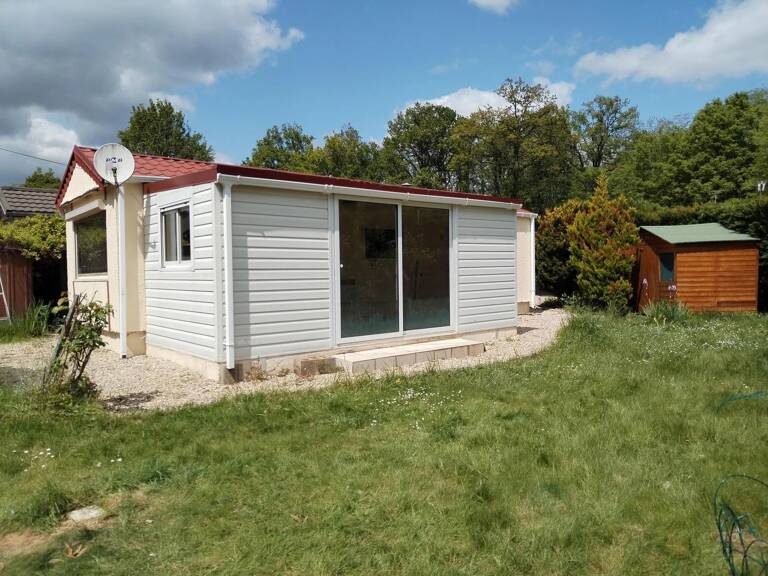 EXCLUSIVITÉ - TERRAIN AVEC MAISON MOBIL HOME 43 M² — photo 1