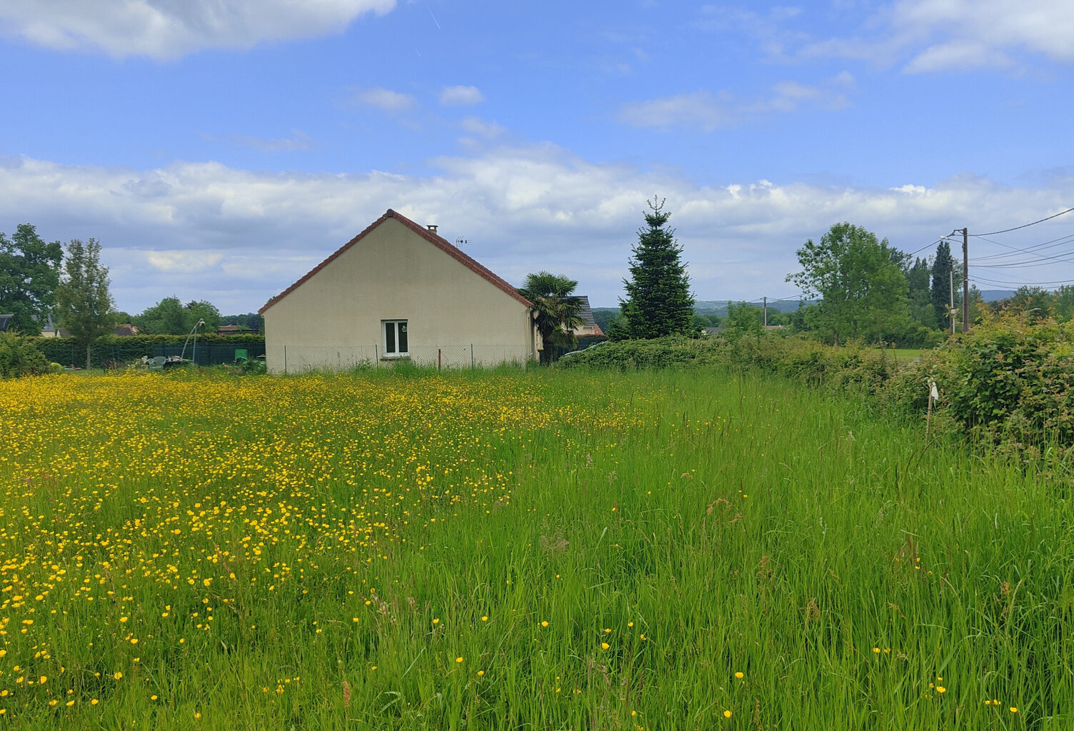 TERRAIN A BATIR PLAT DE 1000 M2 AVEC TOUT A L' EGOUT DANS UN — photo 1