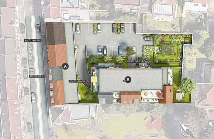 Vente programme neuf T2, T3, T4, T5 43 à 130 m² Mouvaux (59420) — photo 4