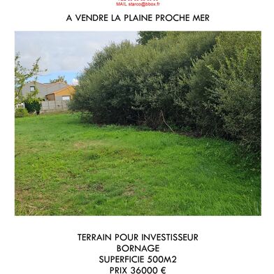 Terrain  36000 €