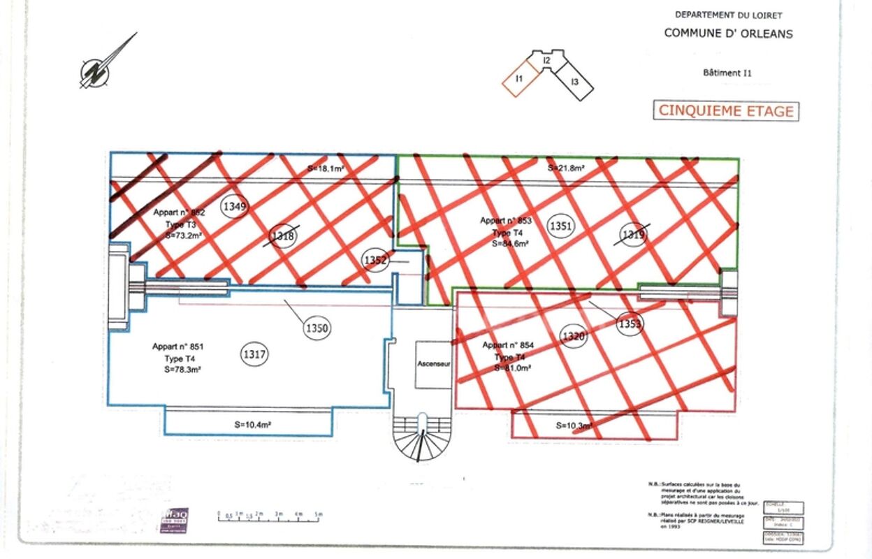 appartement 4 pièces 78 m2 à vendre à Orléans (45000)