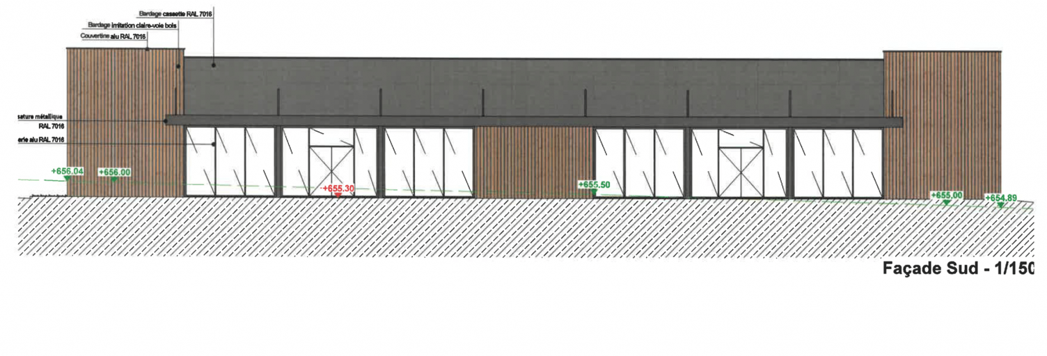 Commerce  900 m² à louer à Luc-la-Primaube (12450)