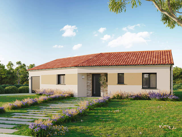 maison contemporaine - Terrain: 1153 m² — photo du bien
