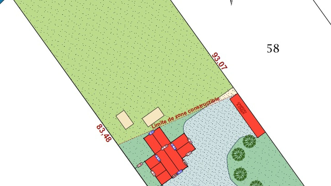 terrain  pièces 2860 m2 à vendre à Champigny-le-Sec (86170)