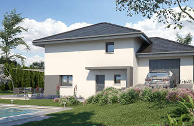 maison 107 m2 à construire à Burdignin (74420)