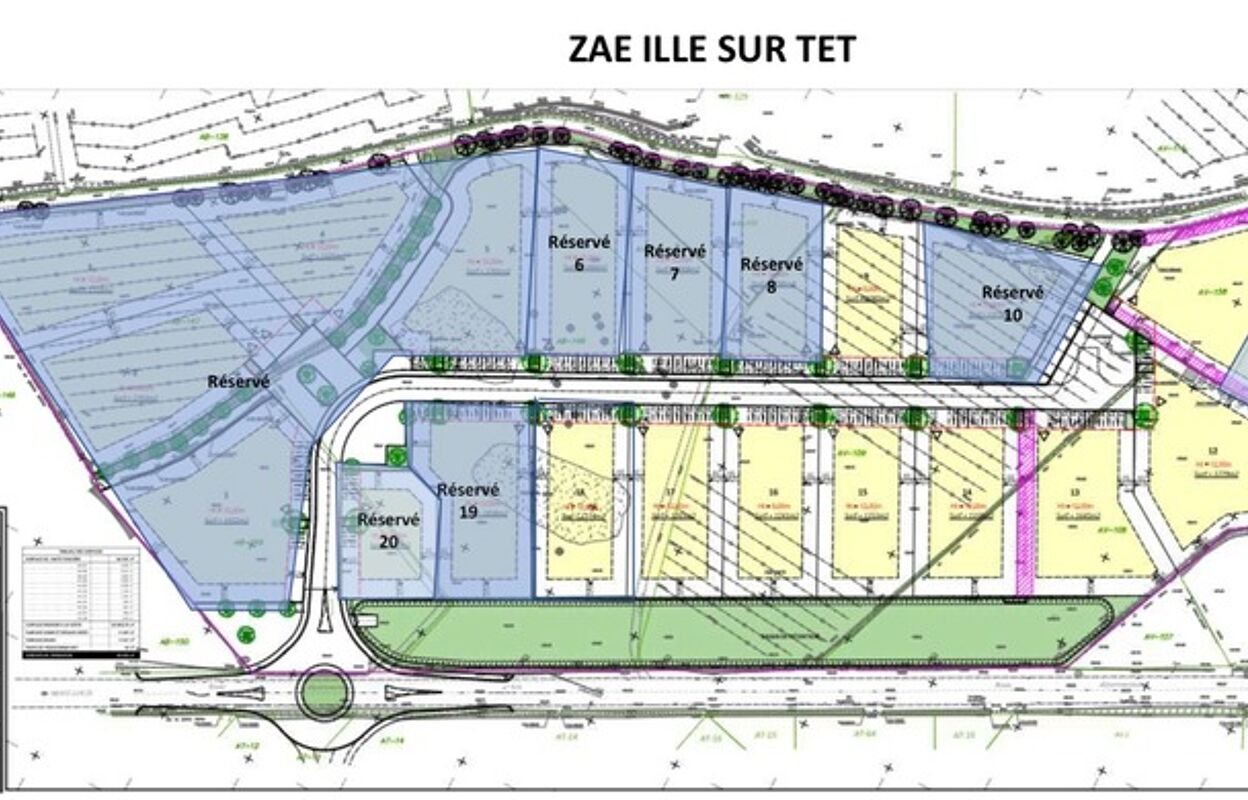 terrain  pièces 1240 m2 à vendre à Ille-sur-Têt (66130)