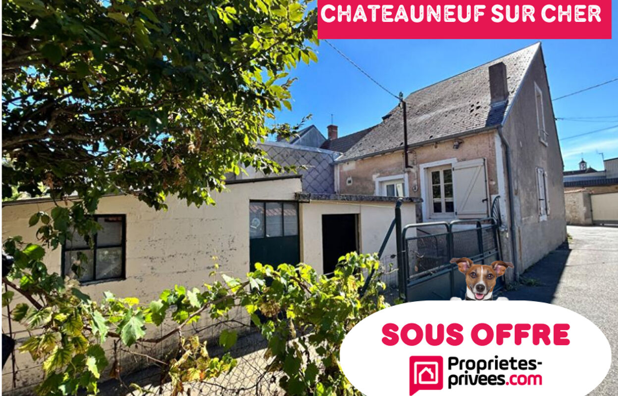 maison 4 pièces 68 m2 à vendre à Châteauneuf-sur-Cher (18190)