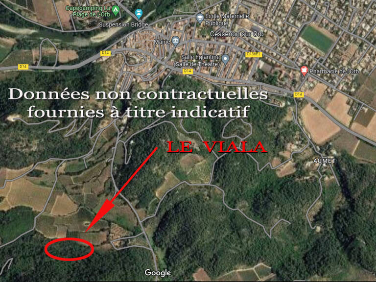 Cessenon sur Orb, Parcelles agricoles 'Le Viala' — photo 1