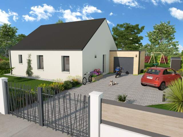 Projet de construction d'une maison 80.07 m² avec terrai... — photo du bien