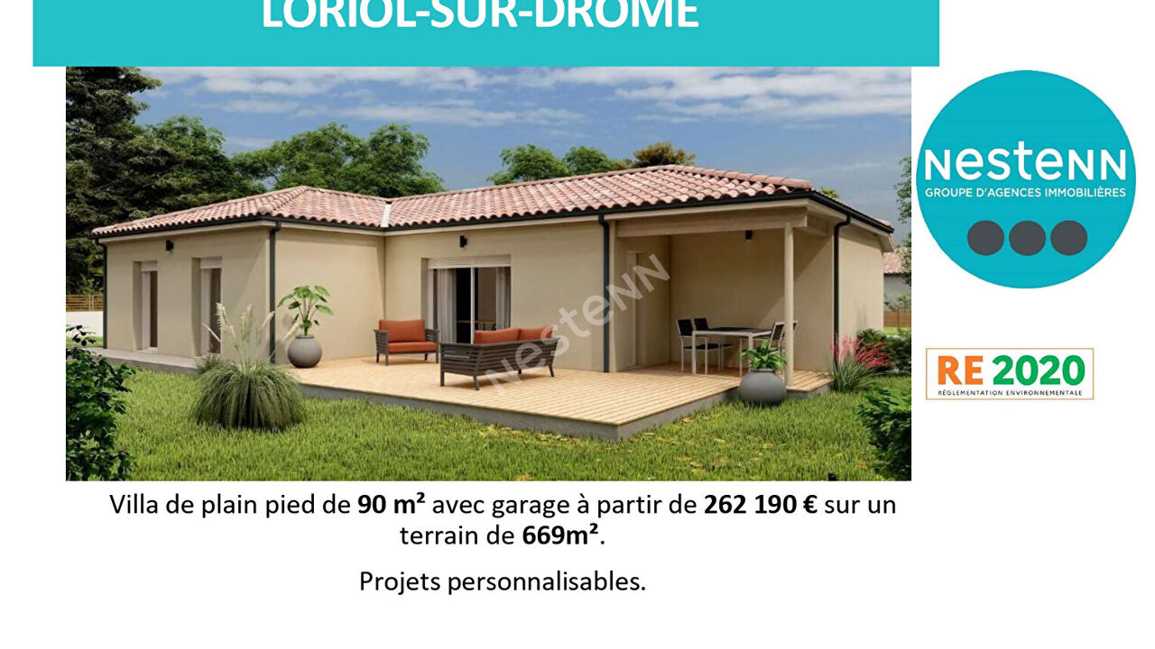 maison 4 pièces 90 m2 à vendre à Loriol-sur-Drôme (26270)