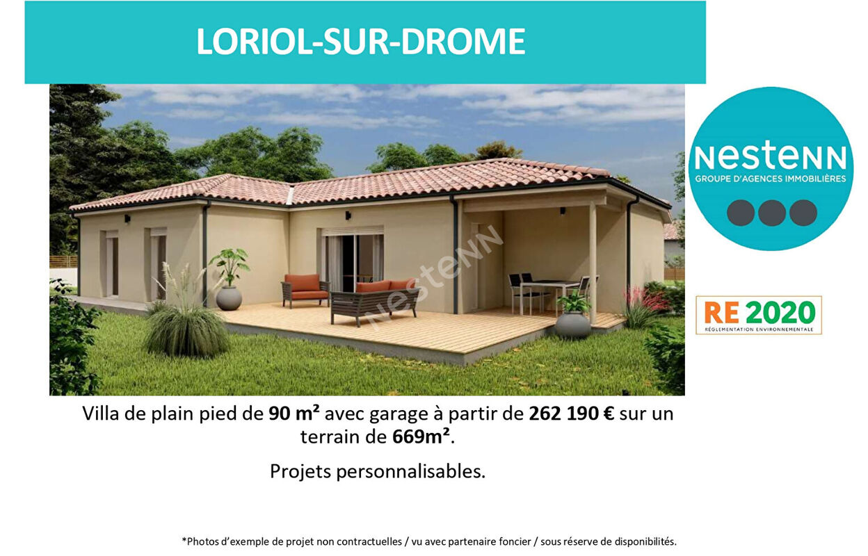 maison 4 pièces 90 m2 à vendre à Loriol-sur-Drôme (26270)