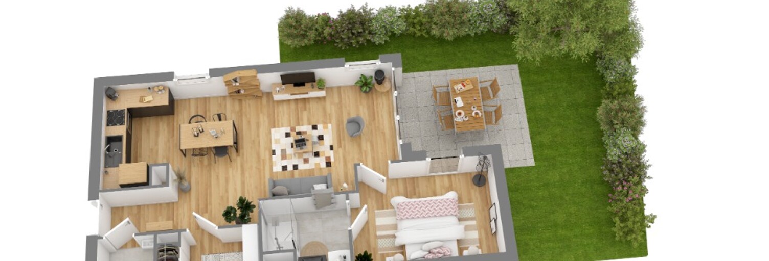 Appartement neuf T3, T4 Pièce 69 à 88 m² à vendre à Dessenheim (68600)