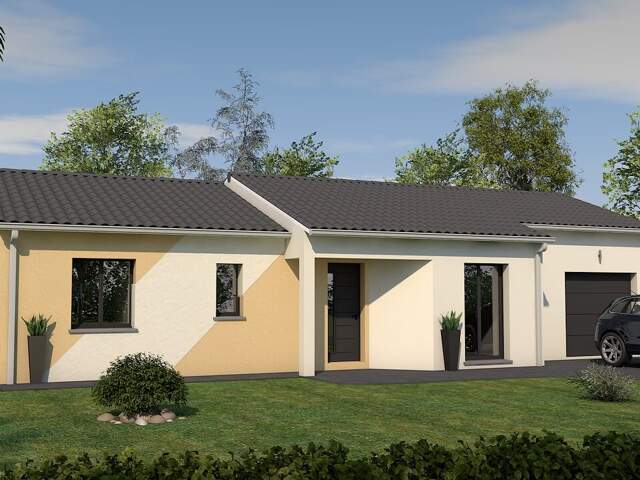 Maison 4 pièces 92.00 m² - Terrain: 725 m² — photo du bien