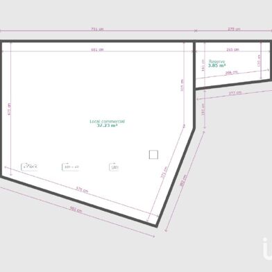 Commerce 38 m²