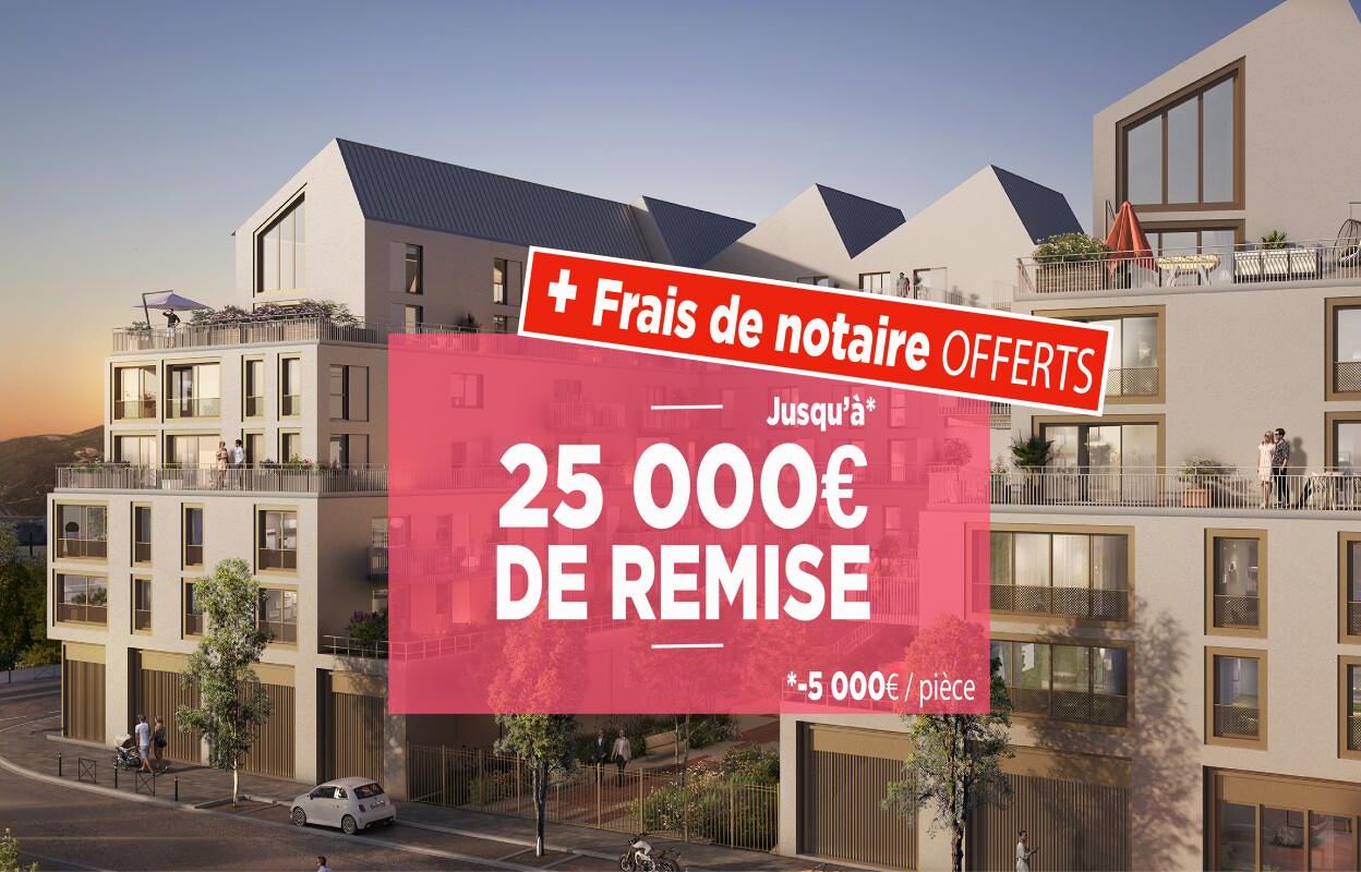 appartement neuf T1, T4, T5 pièces 31 à 103 m2 à vendre à Chambéry (73000)