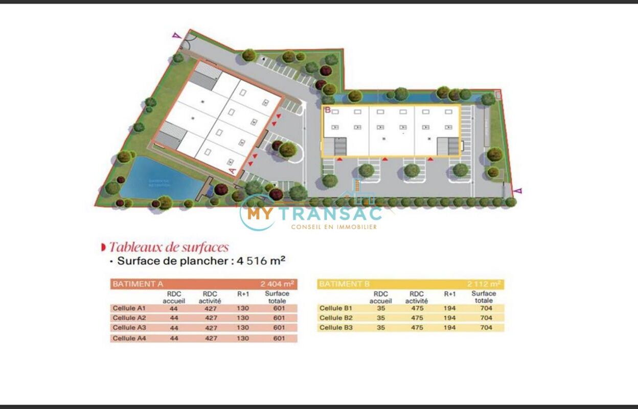 local industriel  pièces 352 m2 à vendre à Montgeron (91230)