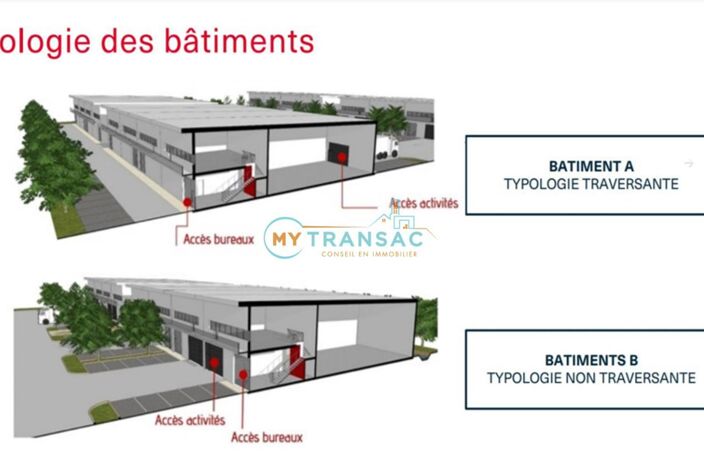 A Vendre cellules neuves d'activités et de bureaux à partir de 352m² situé à Montgeron — photo 3